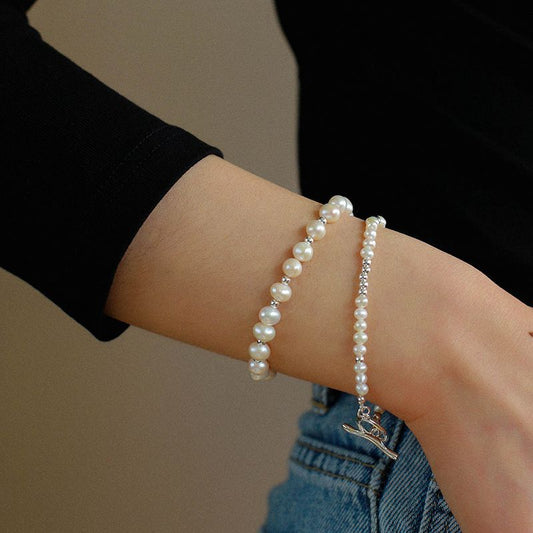 Trendy pearl bracelet