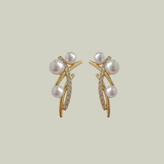 Enamel earring