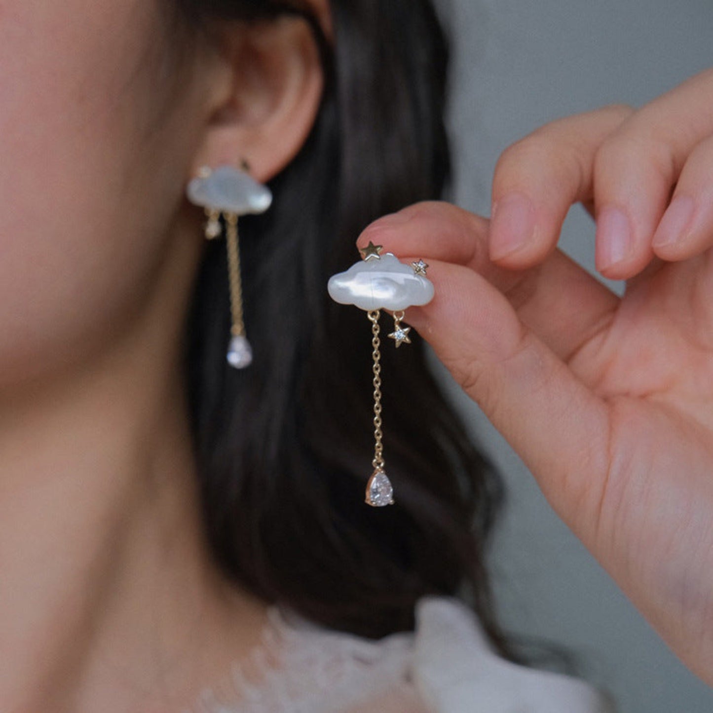 Cloud earring