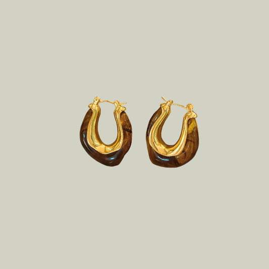 Amber earring